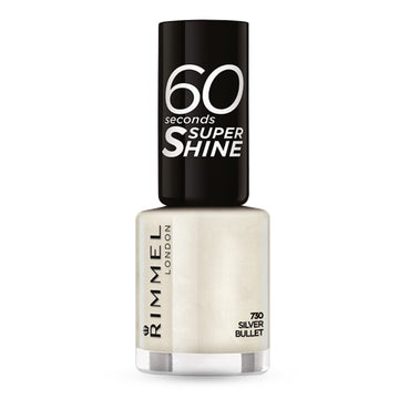 Rimmel 60 Seconds Super Shine Nail Polish 730 Silver Bullet